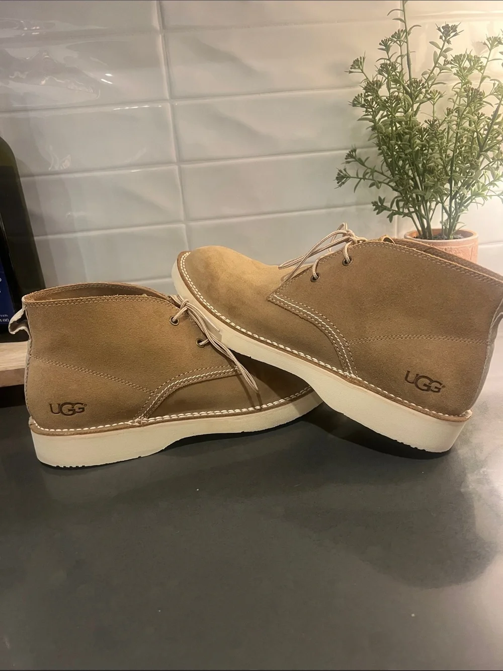 UGG Men's Tan Suede Chukka Boots